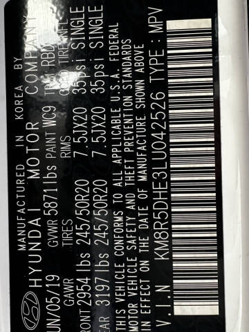 2020 Hyundai Palisade Limited