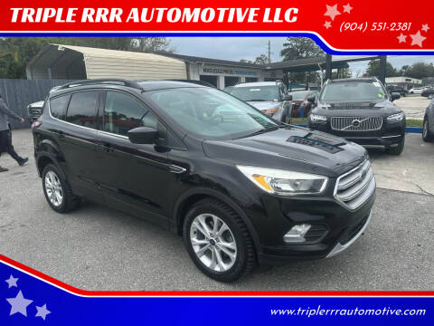 2018 Ford Escape for sale at TRIPLE RRR AUTOMOTIVE LLC in Jacksonville FL