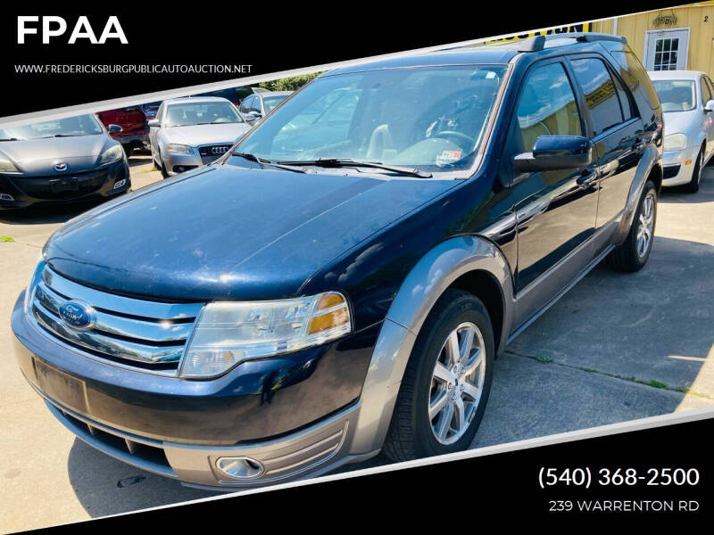 2008 Ford Taurus X for sale at FPAA in Fredericksburg VA