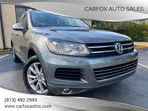 2014 Volkswagen Touareg for sale at Carfox Auto Sales in Tampa FL