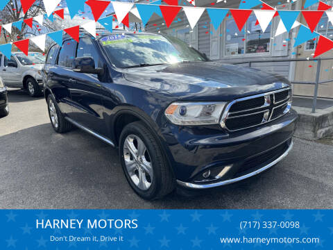 2015 Dodge Durango for sale at HARNEY MOTORS in Gettysburg PA
