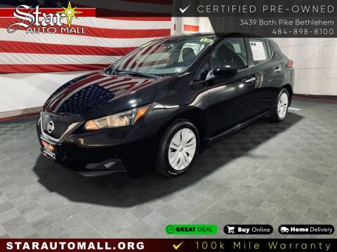 2021 Nissan LEAF for sale at STAR AUTO MALL 512 in Bethlehem PA