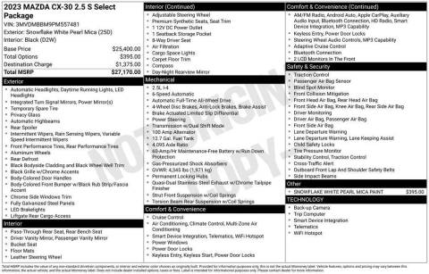 2023 Mazda CX-30 2.5 S Select
