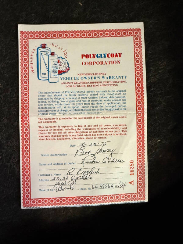 1976 Cadillac Eldorado