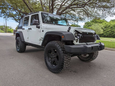 2012 Jeep Wrangler Unlimited for sale at Crypto Autos of Tx in San Antonio TX