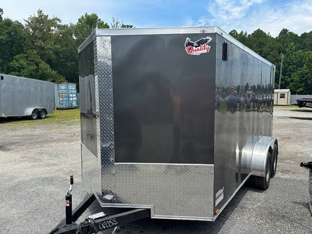 2024 Quality Cargo Trailer 7x14TA Enclosed Trailer for sale at Cross Resurrection Golf Carts and Trailers in Rincon, GA