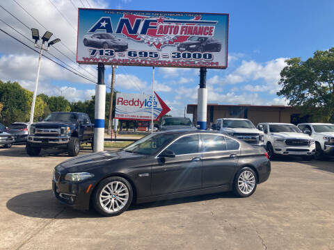 2014 BMW 5 Series for sale at ANF AUTO FINANCE in Houston TX