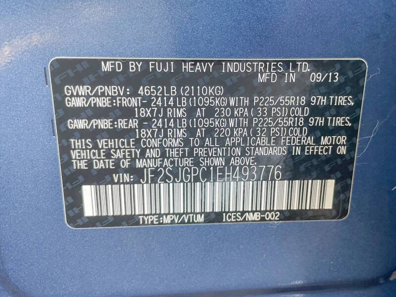 2014 Subaru Forester 2.0XT Touring