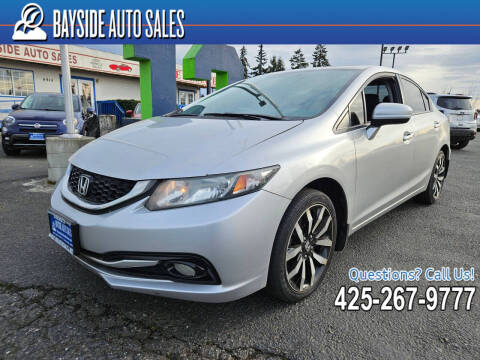 2015 Honda Civic for sale at BAYSIDE AUTO SALES in Everett WA