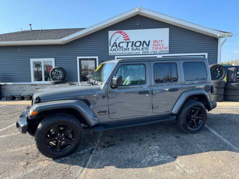2021 Jeep Wrangler Unlimited for sale at Action Motor Sales in Gaylord MI