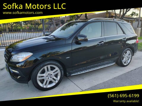 2012 Mercedes-Benz M-Class for sale at Sofka Motors LLC in Pompano Beach FL
