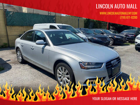 2014 Audi A4 for sale at Lincoln Auto Mall in Brooklyn NY