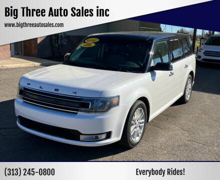 2016 Ford Flex for sale at Big Three Auto Sales inc in Detroit MI