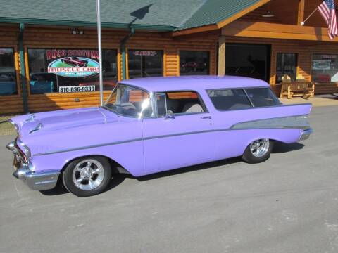 1957 Chevrolet Nomad for sale at Ross Customs Muscle Cars LLC in Goodrich MI