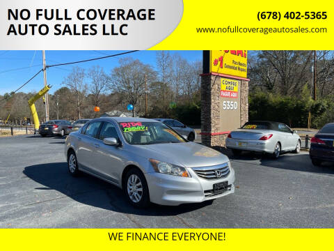 2012 Honda Accord for sale at NO FULL COVERAGE AUTO SALES LLC in Austell GA