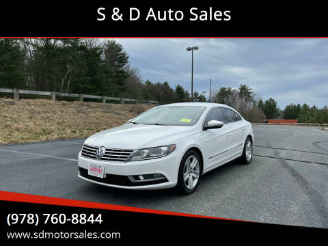2013 Volkswagen CC for sale at S & D Auto Sales in Maynard MA