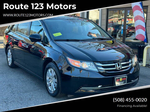 2016 Honda Odyssey for sale at Route 123 Motors in Norton MA