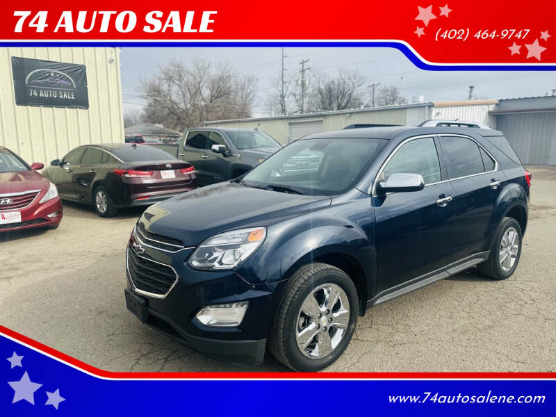 2017 Chevrolet Equinox for sale at 74 AUTO SALE in Lincoln NE