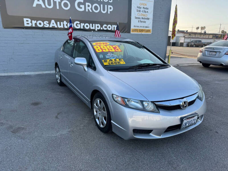 2010 Honda Civic for sale at BROS AUTO GROUP LLC in Salinas CA