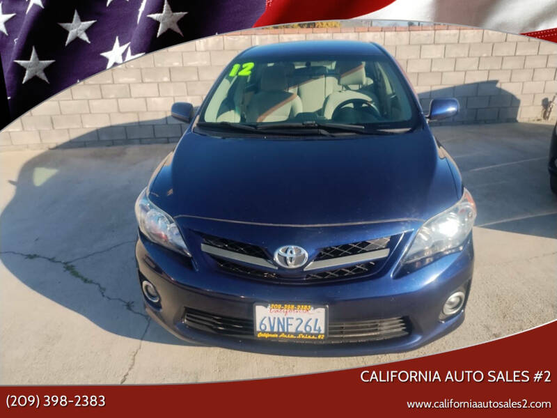 2012 Toyota Corolla for sale at CALIFORNIA AUTO SALES #2 in Livingston CA