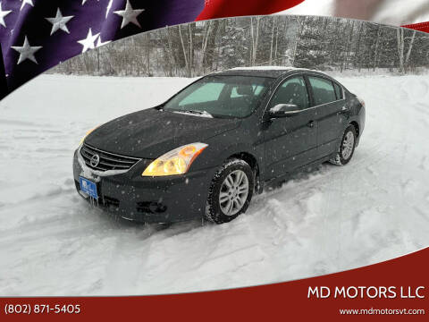 2010 Nissan Altima for sale at MD Motors LLC in Williston VT