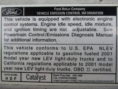 2001 Ford Ranger Edge