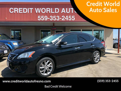 2015 Nissan Sentra for sale at Credit World Auto Sales in Fresno CA