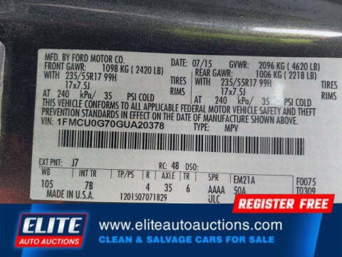 2016 Ford Escape SE