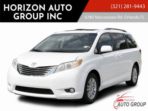 2011 Toyota Sienna for sale at HORIZON AUTO GROUP INC in Orlando FL