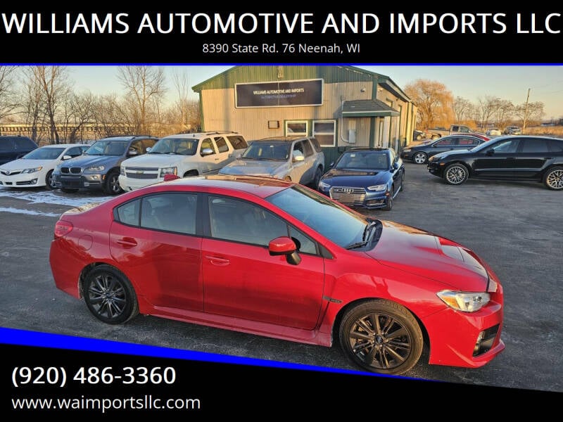 2015 Subaru WRX for sale at WILLIAMS AUTOMOTIVE AND IMPORTS LLC in Neenah WI