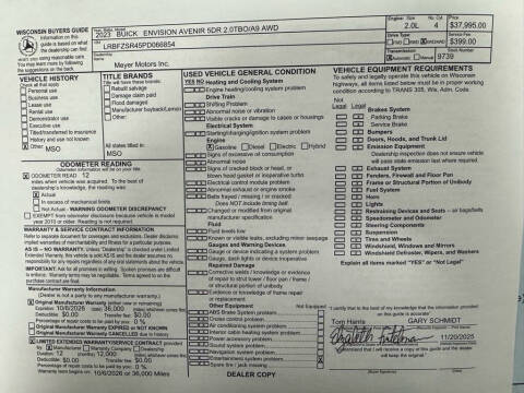 2023 Buick Envision Avenir