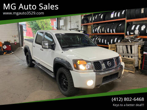 2004 Nissan Titan for sale at MG Auto Sales in Pittsburgh PA