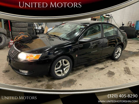 2006 Saturn Ion for sale at United Motors in Saint Cloud MN