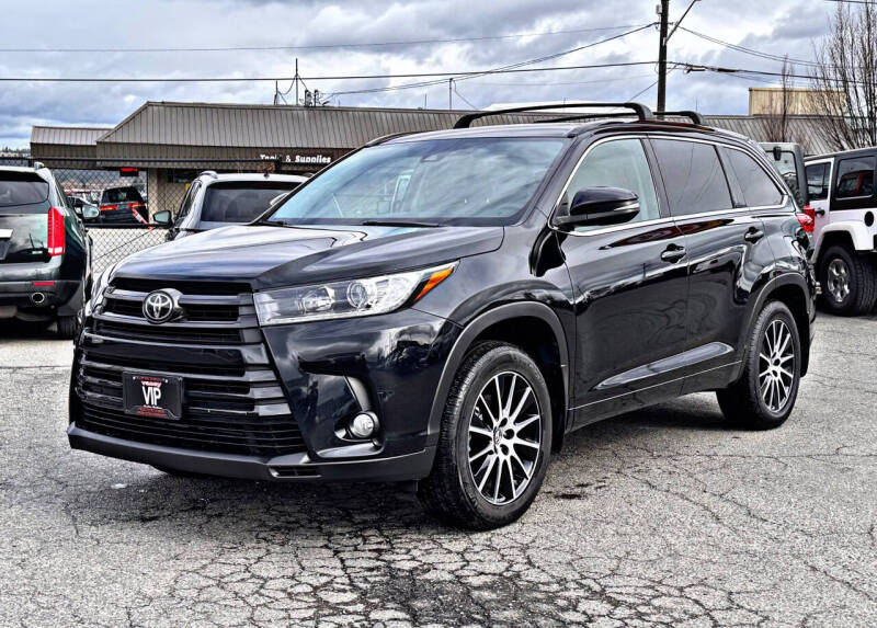 Used 2017 Toyota Highlander SE with VIN 5TDJZRFH2HS379653 for sale in Spokane, WA