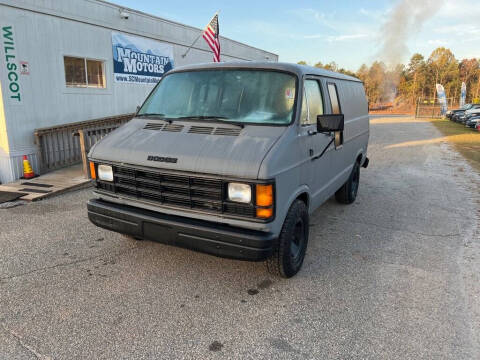 1986 Dodge Ram Van for sale at Mountain Motors LLC in Spartanburg SC