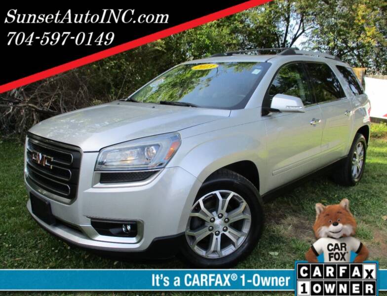2013 GMC Acadia for sale at Sunset Auto in Charlotte NC