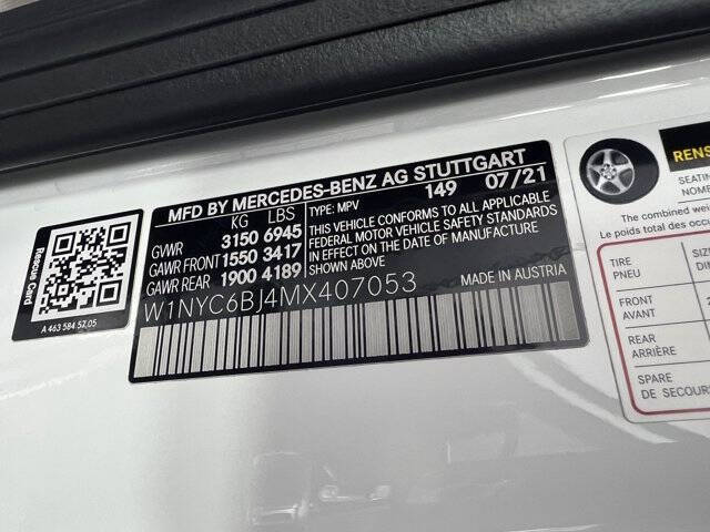 2021 Mercedes-Benz G-Class G 550