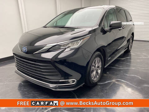 2021 Toyota Sienna for sale at Becks Auto Group in Mason OH