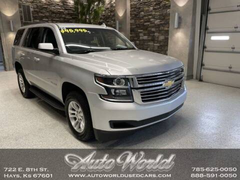 2020 Chevrolet Tahoe for sale at Auto World Used Cars in Hays KS