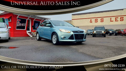 2012 Ford Focus for sale at Universal Auto Sales Inc in Salem OR