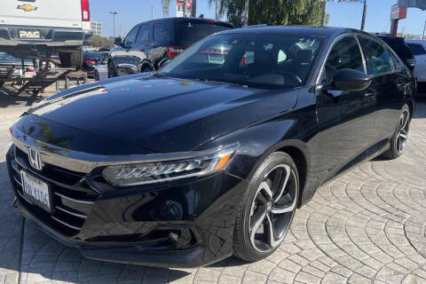 2022 Honda Accord Hybrid for sale at PARAMOUNT AUTO CENTER in Downey CA