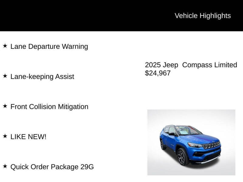 2025 Jeep Compass Limited