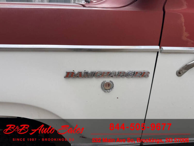 1979 Dodge Ramcharger