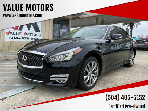2015 Infiniti Q70 for sale at VALUE MOTORS in Kenner LA