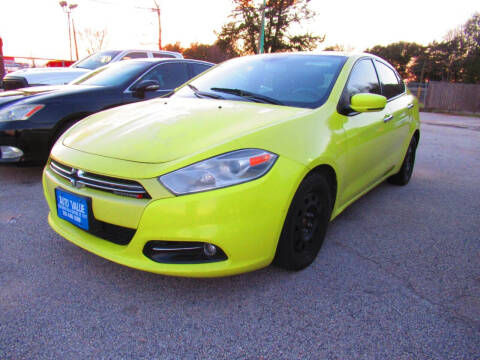 2013 Dodge Dart for sale at AUTO VALUE FINANCE INC in Houston TX