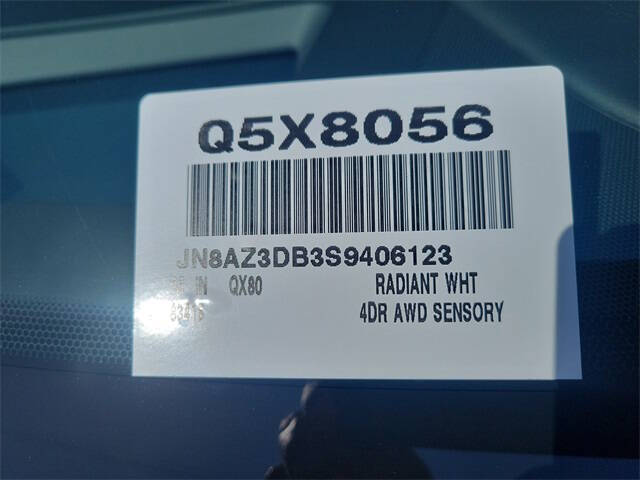 2025 Infiniti QX80 Sensory