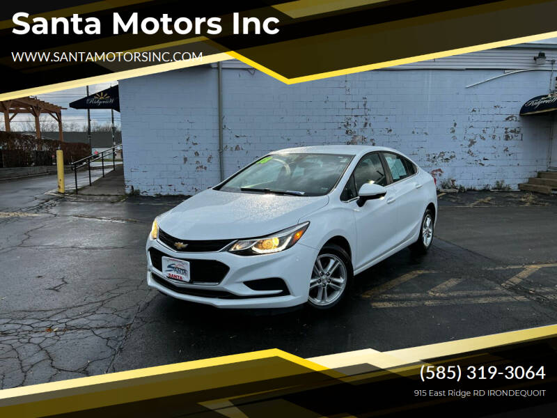 2018 Chevrolet Cruze for sale at Santa Motors Inc in Rochester NY