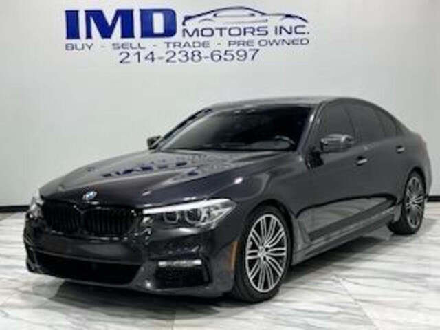 2018 BMW 5 Series for sale at IMD MOTORS, INC in Dallas, TX