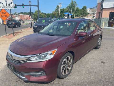 2016 Honda Accord for sale at Broadway Auto Services in New Britain CT