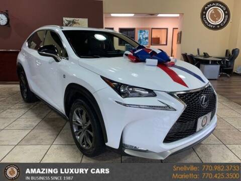 2016 Lexus NX 200t for sale at Amazing Luxury Cars in Snellville GA